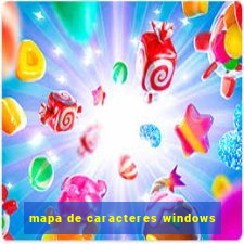 mapa de caracteres windows